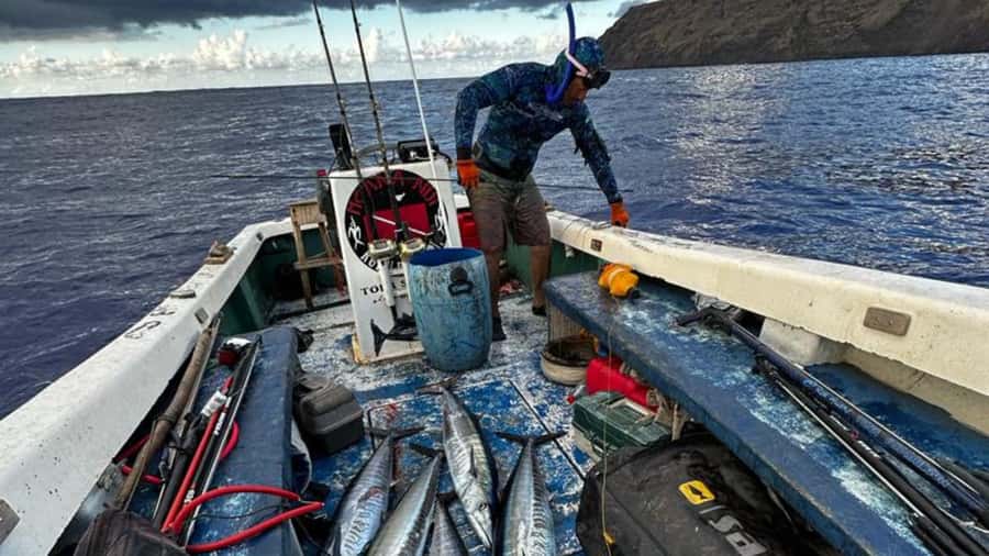 Ancestral fishing: Fishing with an experienced Rapa Nui - What happens once you are on the boat