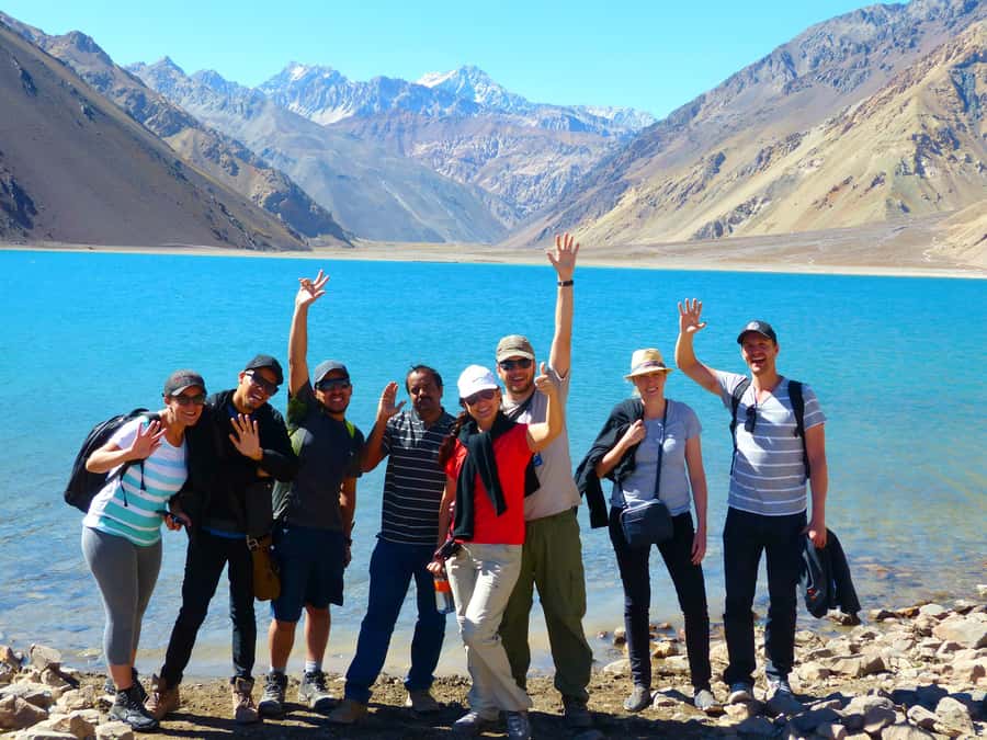 Andes Day Lagoon: Embalse El Yeso Tour from Santiago - The mountain road into the Andes
