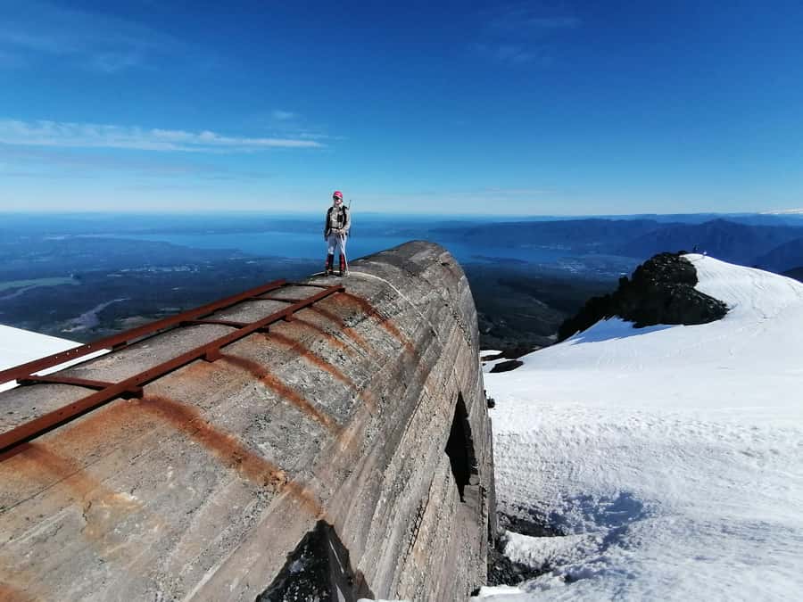 Ascent to Villarrica volcano 2,847masl, from Pucón - The five to six-hour climb to 2,847 meters