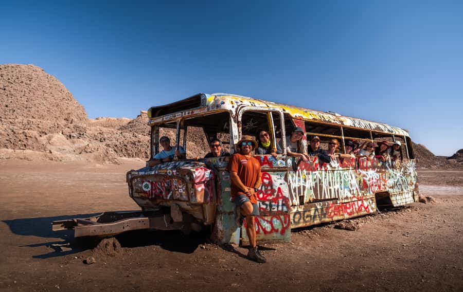 Atacama Desert and Magic Bus Visit - Watching the Atacama sunset with a drink in hand