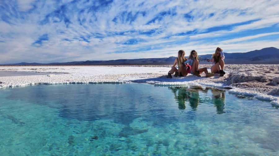 Baltinache Hidden Lagoons - Arriving at the saltwater pools