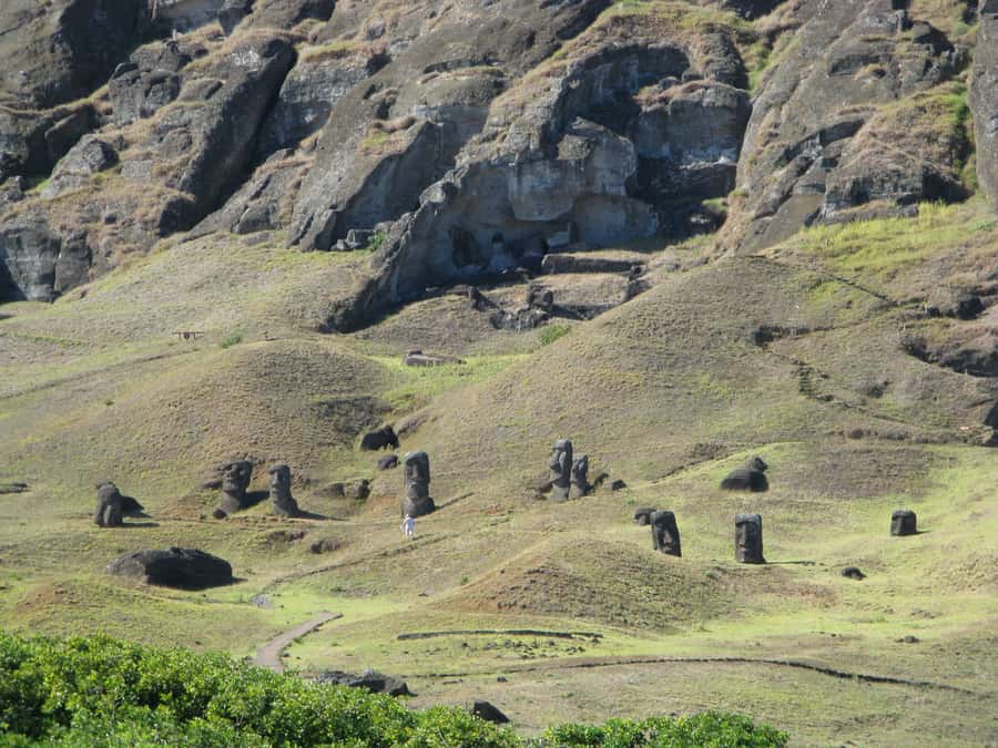 Easter Island: Private Full Day History Of The Moai - Ovahe and the coast near Anakena
