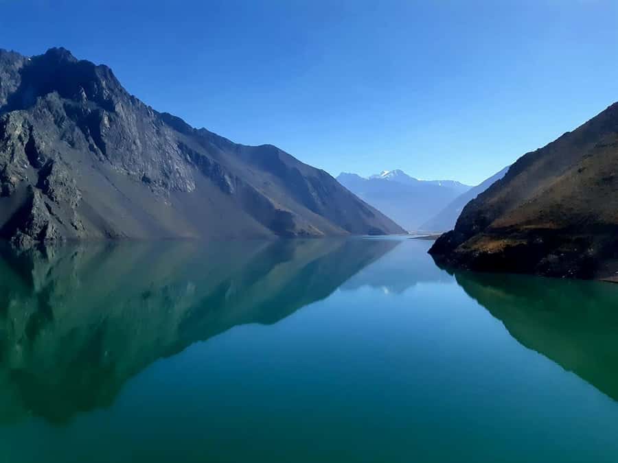 Embalse el Yeso + Termas de Colina with picnic - Full day - Maipo River, Cristo Bridge, and the first mountain views