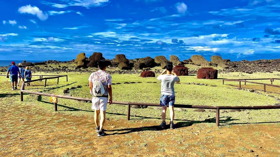 From Hanga Roa: Rapa Nui Culture Sightseeing Tour - Tongariki delivers the postcard view
