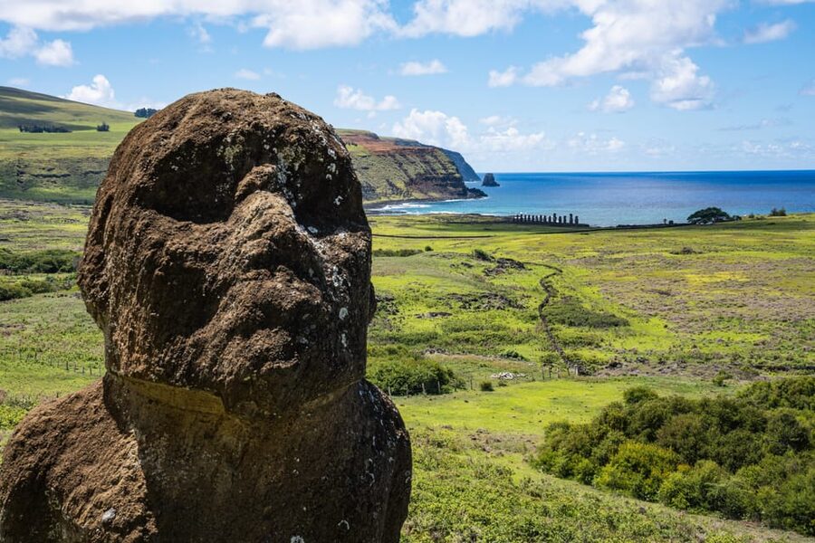 From Hanga Roa: Rapa Nui Culture Sightseeing Tour - Anakena closes the route with sand and sea