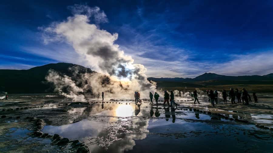 From San Pedro de Atacama: El Tatio Geyser Field & Wetlands - Breakfast on the open Altiplano