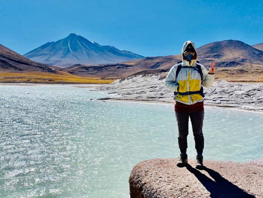 From San Pedro de Atacama: Lagoons and Piedras Reds - Socaire, farming, and a small mountain church