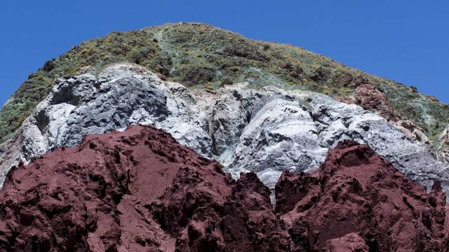 From San Pedro de Atacama: Rainbow Valley Tour - Entering the colored hills of Rainbow Valley
