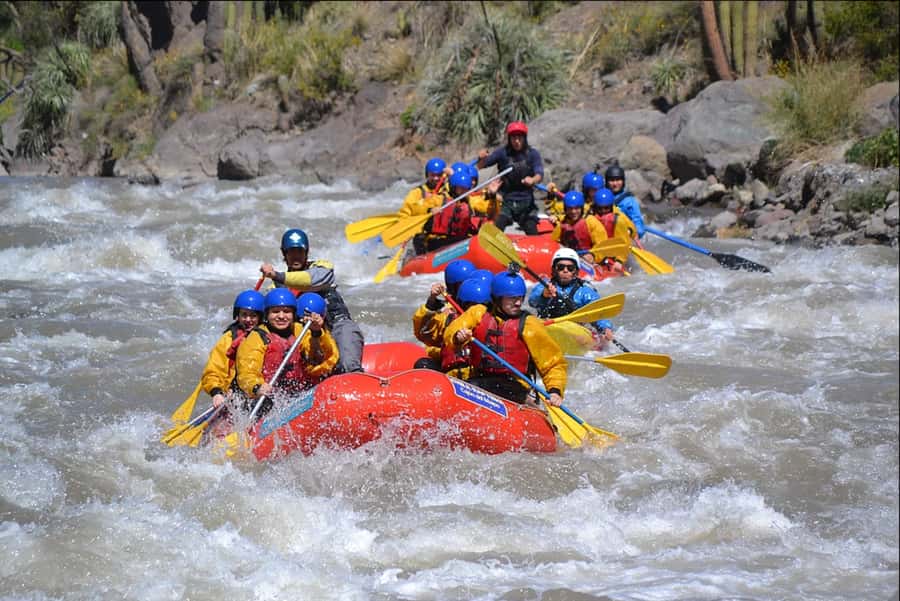 From Santiago: Rafting in the Maipo Canyon - Rafting the Maipo River through Cajón del Maipo