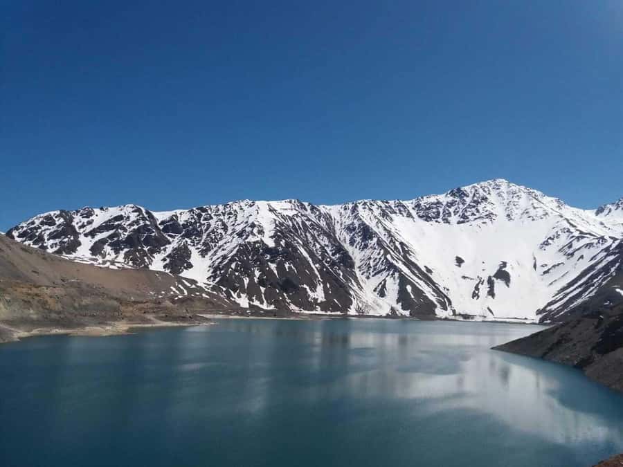 Full day reservoir of the plaster, Cajon del Maipo - From Santiago to the Maipo Canyon