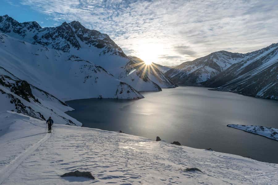 Full day reservoir of the plaster, Cajon del Maipo - The return through Cajón del Maipo