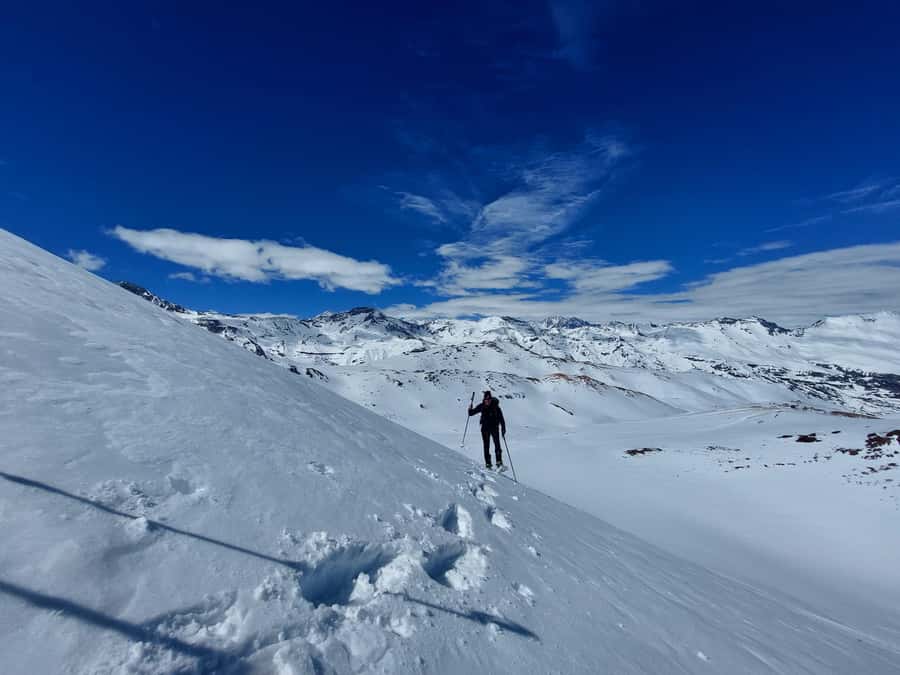 Full-Day Trek to Cerro El Pintor from Santiago - Looking across the Andes near Cerro El Plomo