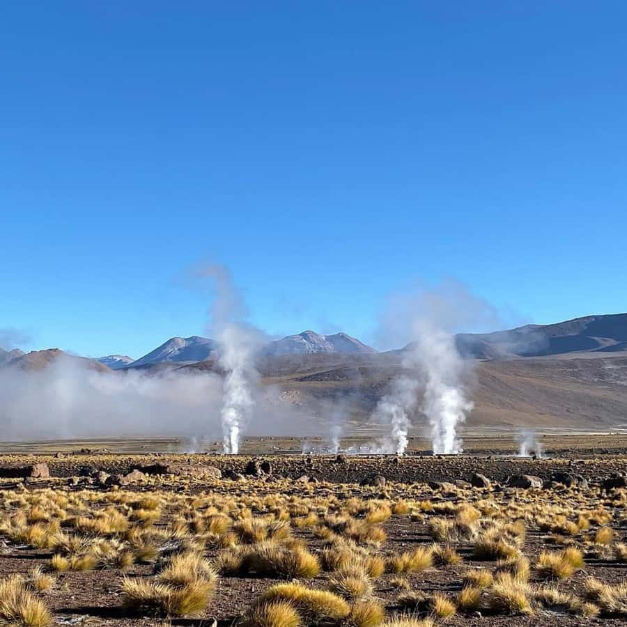 Geysers del Tatio: Sunrise and breakfast in Atacama - Views toward Machuca village