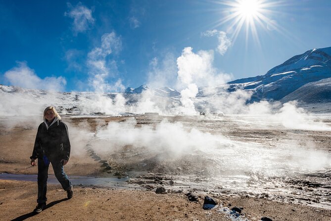 Guided tour to the Tatio Geyser breakfast at Geyser Blanco - Geyser Blanco: breakfast or a thermal bath