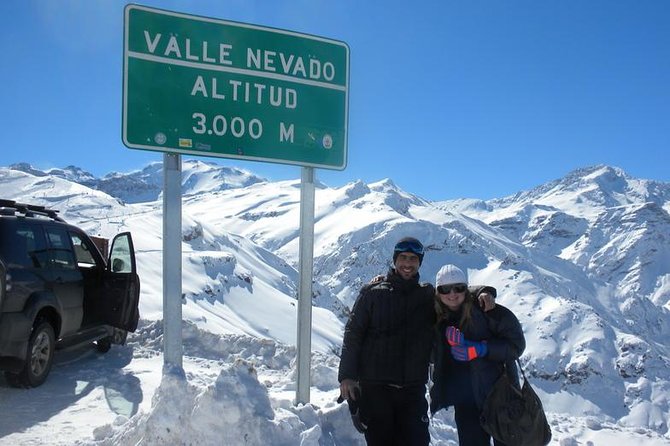 Half Day Private Trip to Valle Nevado with Cheese and Wine Carbon Neutral trip - Parque Yerba Loca and the La Paloma Glacier lookout