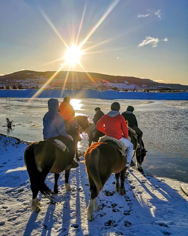 Horseback Riding near Strait of Magellan - Meeting the horses and getting ready