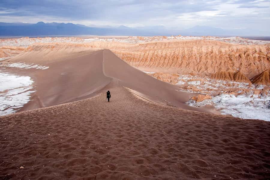 Moon Valley (Valley of the Moon) from San Pedro de Atacama - Tres Marías and the first look at the formations