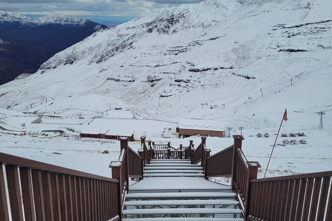 Panoramic Andes Valle Nevado and Farellones - Farellones: the day’s main mountain stop