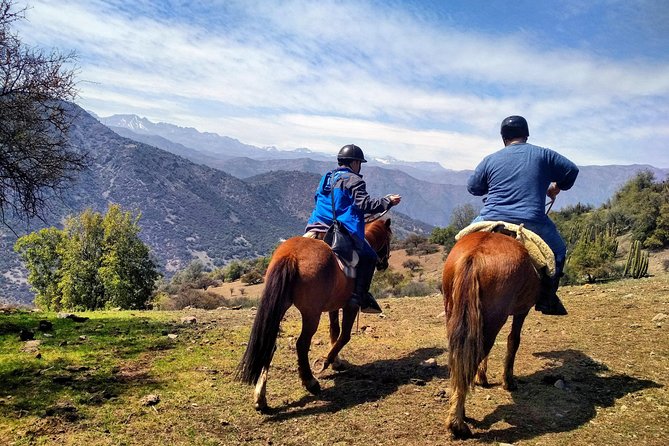 Private Horseback Adventure in the Andes, with Picnic & Wine - Views over Santiago, cacti, streams, and birdlife