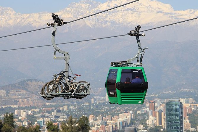 Private San Cristobal Hill Mountain Bike Tour - The cable car and the 880-meter summit