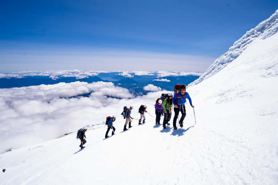 Pucón: Ascent to Villarrica Volcano - The Villarrica Crater at 2,848 Meters