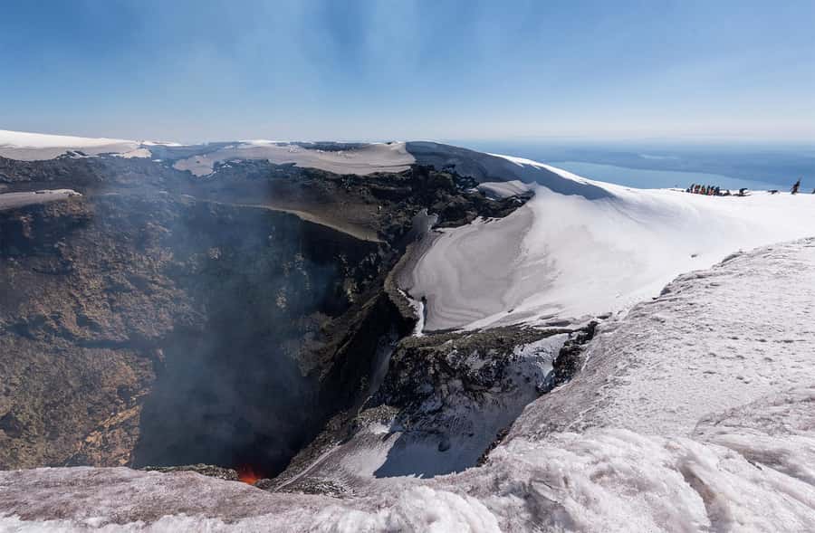 Pucón: Villarrica Volcano Climb - The crater rim is the day’s big payoff