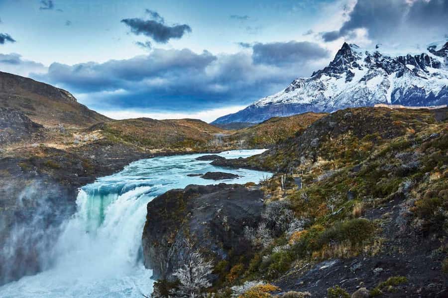 Puerto Natales: Full Day Torres del Paine + Milodon Cave - Salto Grande and the Cuernos viewpoint