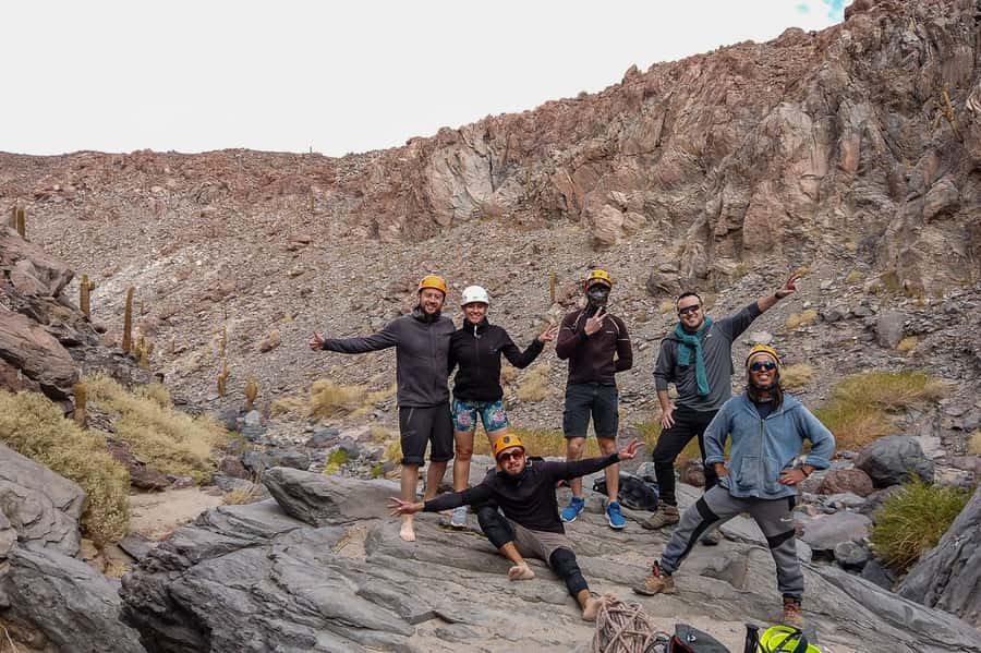 San Pedro de Atacama: Desert Tour with Canyoning & Trekking - Learning the ropes before the first rappel