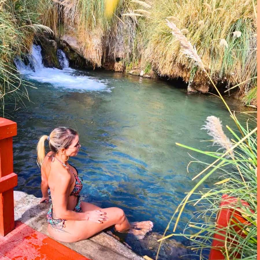 San Pedro de Atacama: Spa de Puritama - Entering the Puritama canyon