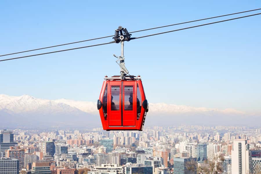 Santiago: 1-Day Hop-On Hop-Off Bus and Cable Car Ticket - Reaching Santiago Cable Car from the bus stop