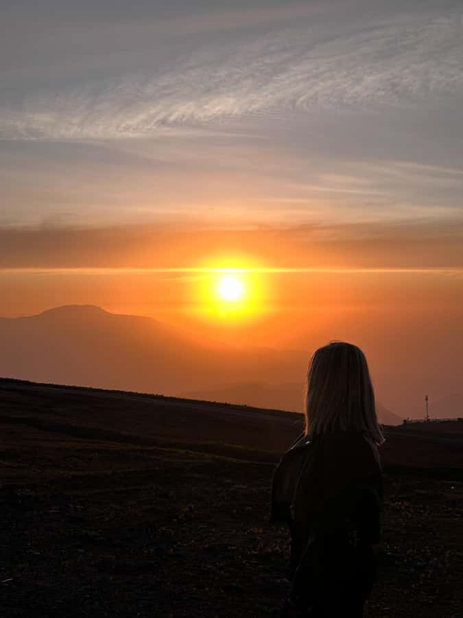 Santiago: Andes Mountains Sunset and Valle Nevado & Picnic - The first viewpoint, a quick 15-minute photo stop