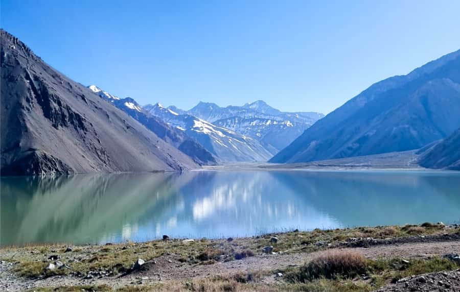 Santiago: Cajon del Maipo & Embalse El Yeso Trip with Picnic - El Yeso reservoir, the main event