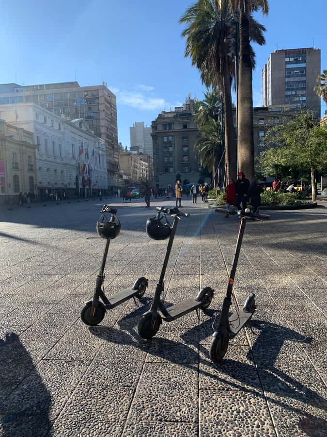 Santiago: Electric Scooter City Tour with Lunch - Starting at Ejército Libertador and riding the Alameda