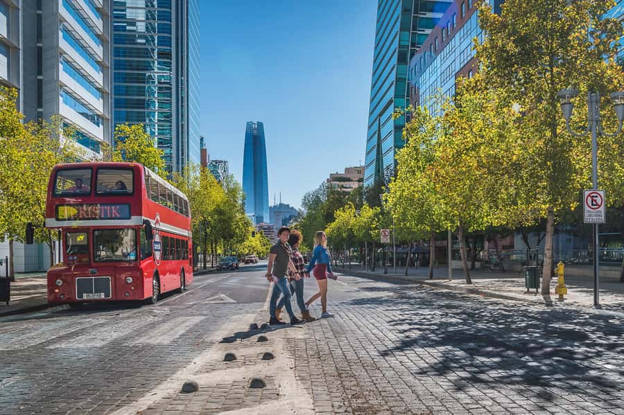 Santiago: Hop-on Hop-off Bus Day Ticket with Audio Guide - La Moneda shows Chile’s civic center