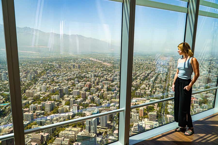 Santiago: Sky Costanera Observatory Admission Ticket - Is $45 fair for one hour?