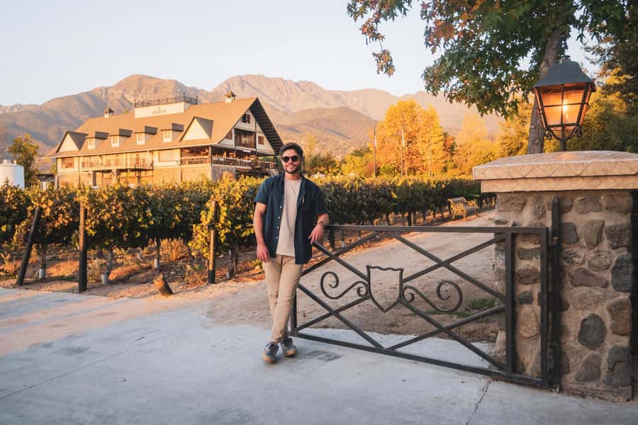 Santiago: Sunset at Vinicola Alyan Family - Walking through Alyan Family Wines