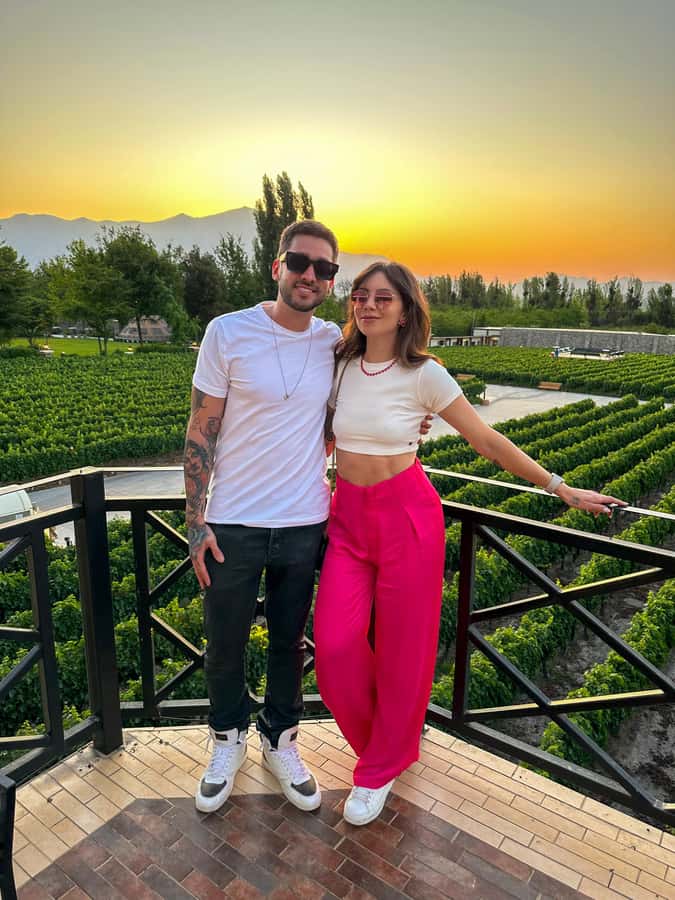 Santiago: Sunset at Vinicola Alyan Family - Pickup in Santiago and the 75-minute drive