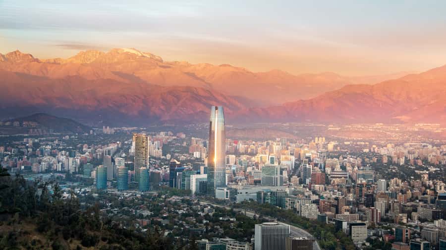 Santiago Sunset: Places where you will see the best sunsets - The South American Baháí House of Worship