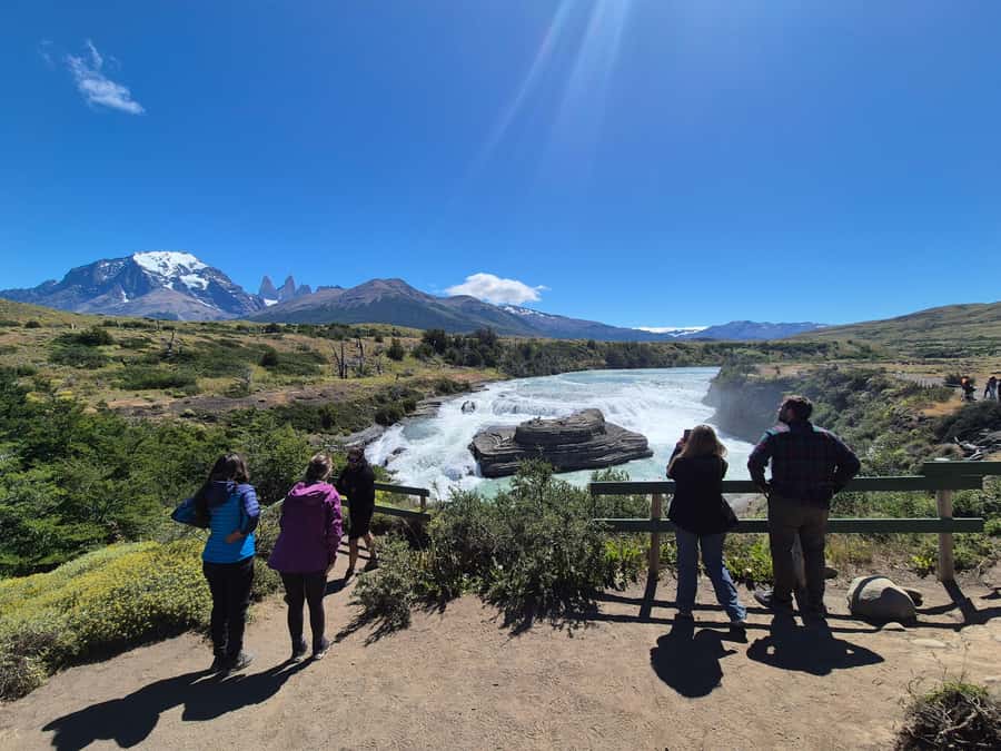 Torres del Paine: Full Day Excursion Torres del Paine + Milodon Cave. - Salto Grande brings the day’s main short walk